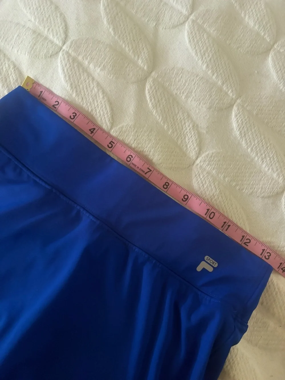 Fila Women's Royal Blue Athletic Skort with Reflective Zip Pocket size XS - Picture 6 of 7